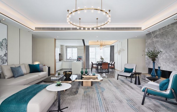 180㎡现代简约风，极简轻奢，感觉住5年不过时！