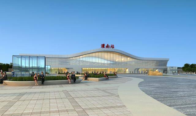 4,灌南站的外形设计为二郎神"天眼"的造型【新出行】"一梦十年",苏北