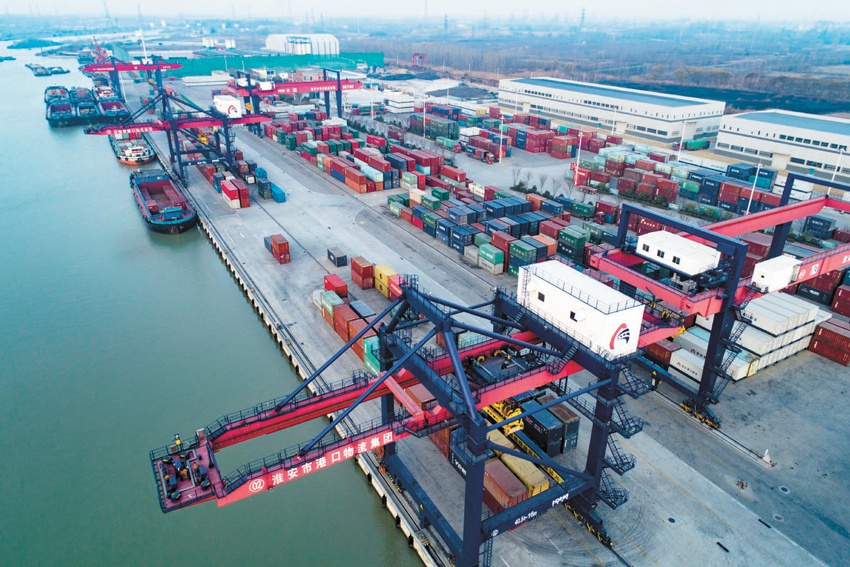淮安港口经济稳步增长