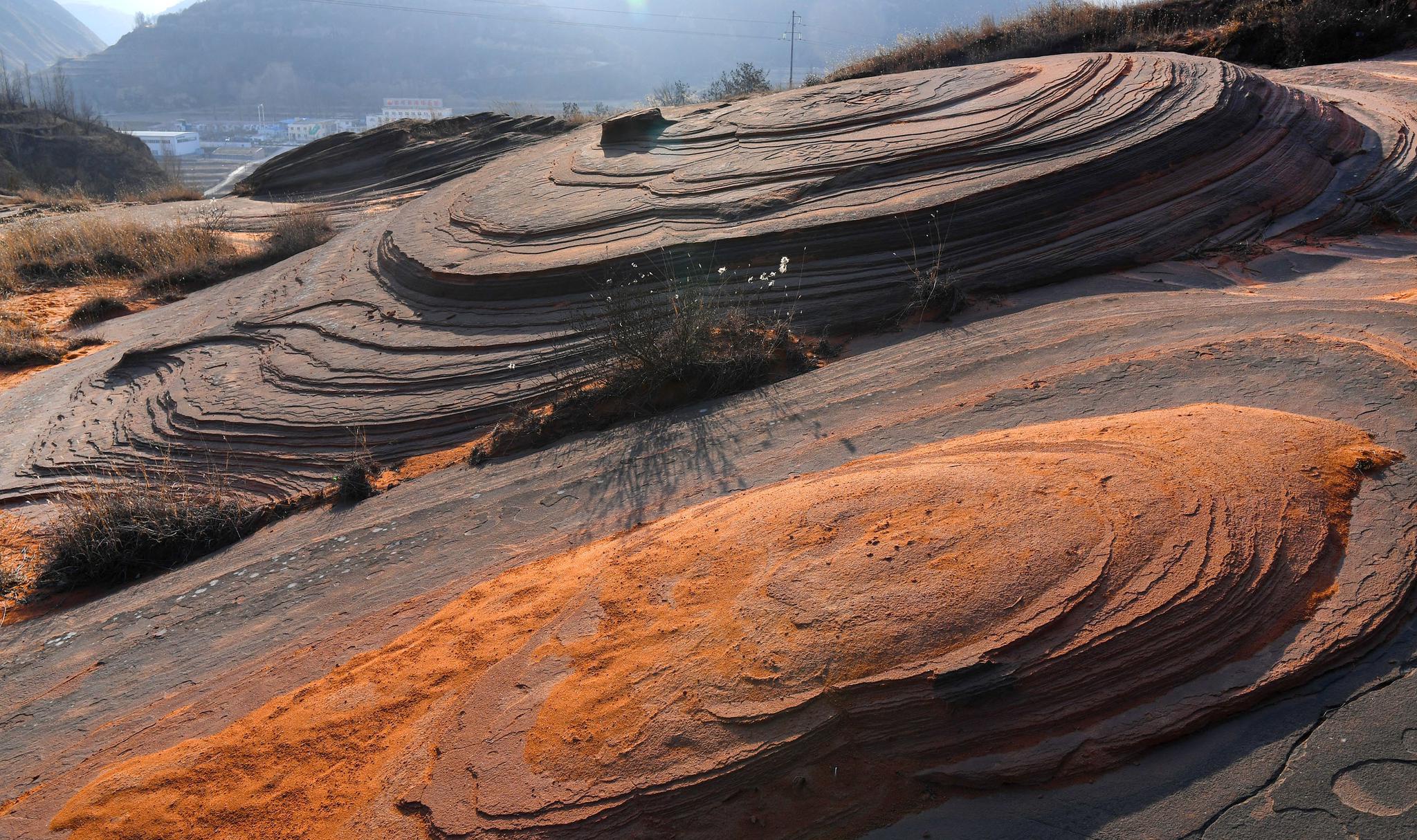 陕北丹霞地貌美