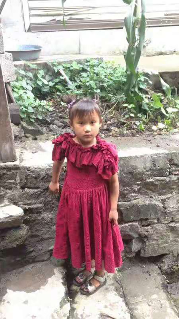 7岁女孩李慧晴 本文图均为 微博@公安部儿童失踪信息紧急发布平台 图