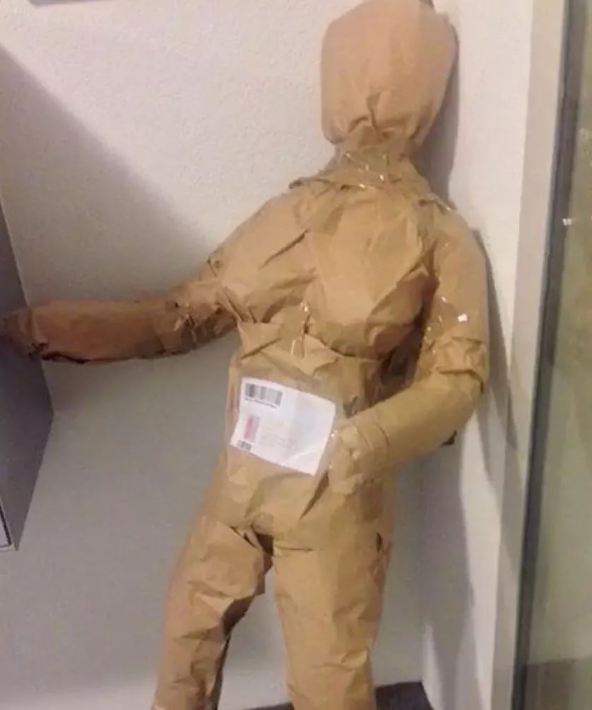 快递:为什么我的主人还不来找我小哥:我咋知道,你别瞪着我,慎得慌快递