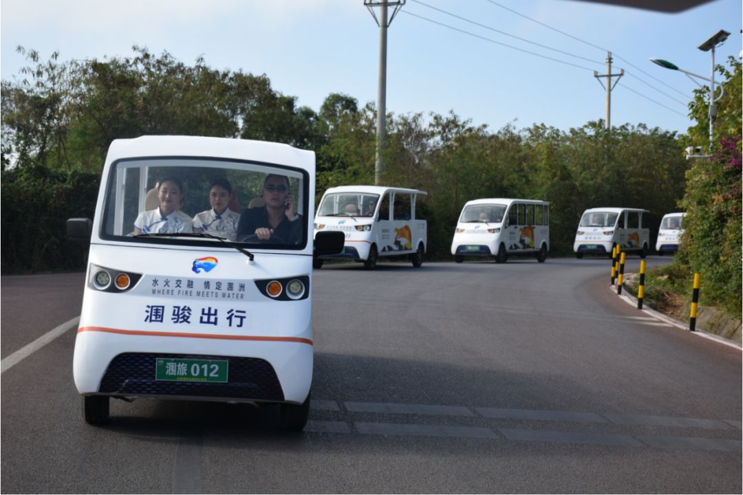 20辆新能源观光车"登陆"涠洲岛,绿色环保刷亮涠洲名片!