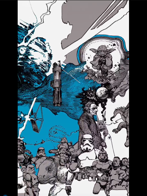 星战9 上映在即日本漫画家寺田克也创作超巨大插画欣赏 都市恐怖漫画大全 星战9 上映在即日本漫画家寺田克也创作超巨大插画欣赏 都市恐怖漫画大全