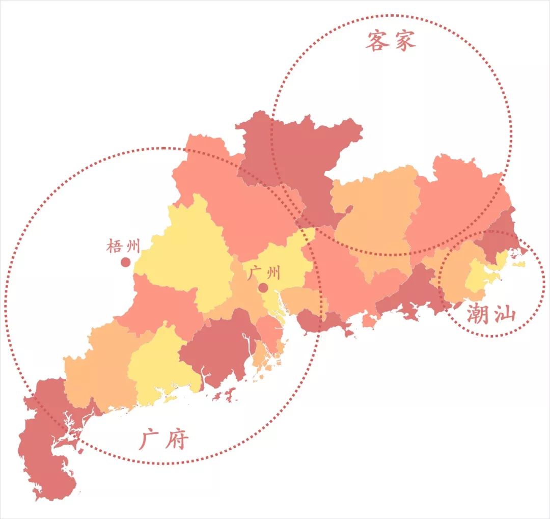 河南河北以黄河为界山东山西以太行山为界广东广西又是怎么来的呢