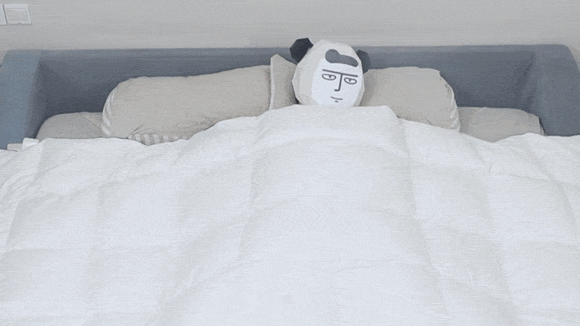 真人实测冬天如何盖被子才最暖和