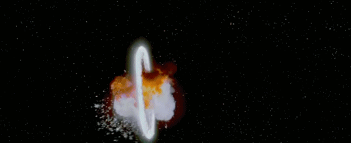 用硬纸板和钛金属刨花做出死星爆炸场面,现在看来依然震撼:早在1977年