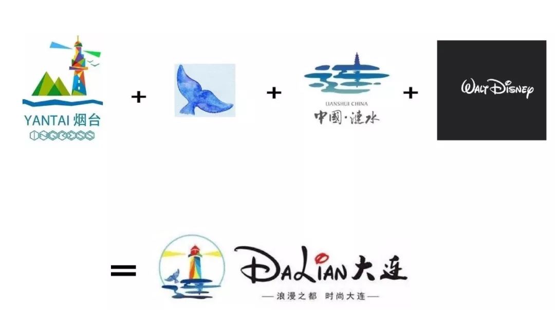 大连城市logo抄袭迪士尼相似率高达100地表最强法务已经在路上