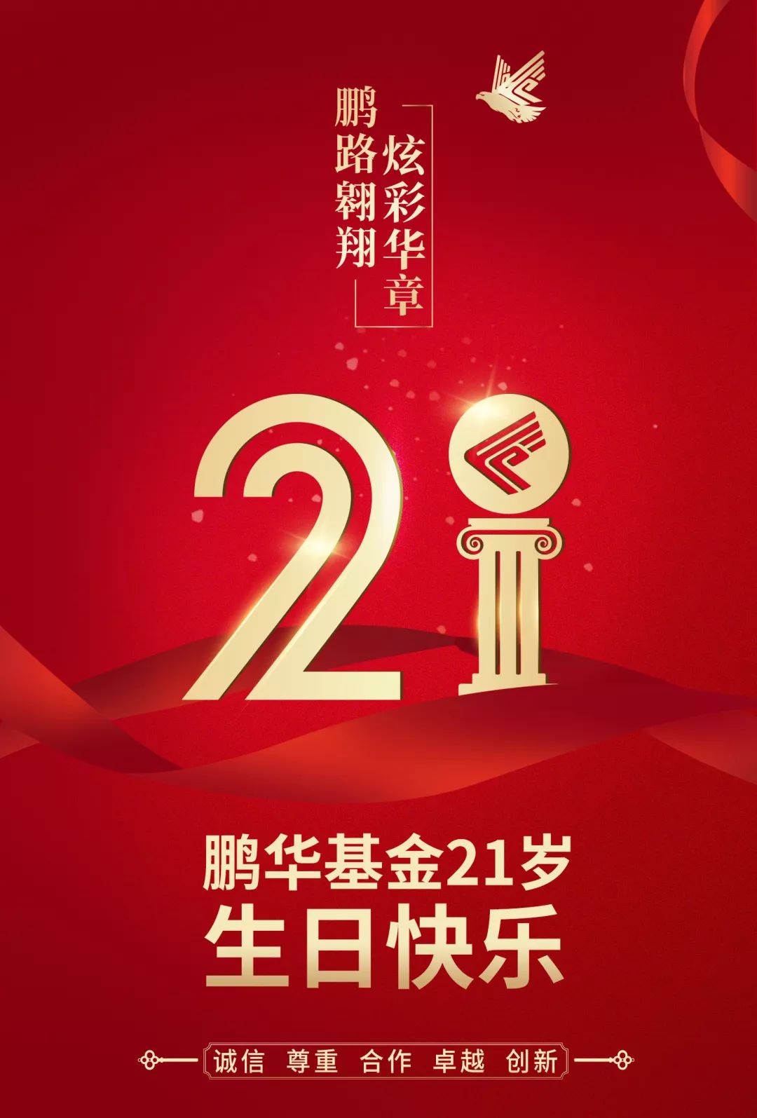 鹏华基金21岁生日快乐