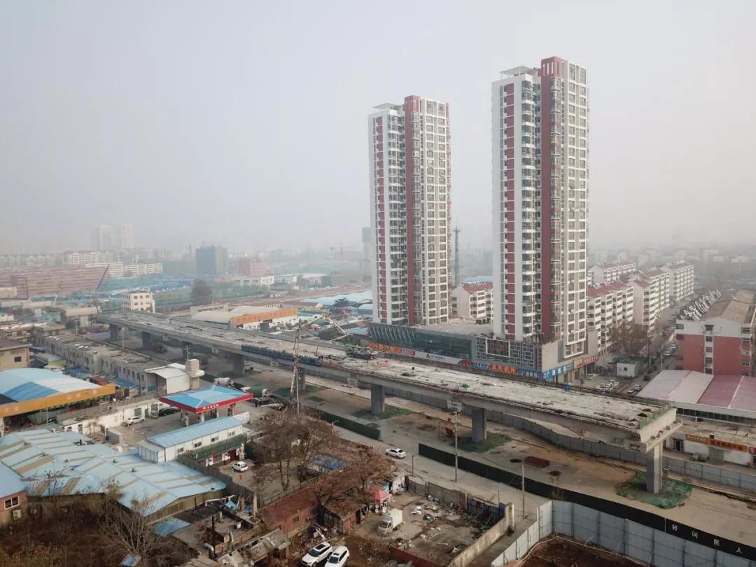 王母閣路跨線橋,暫定明年3月涉鐵部分轉(zhuǎn)體