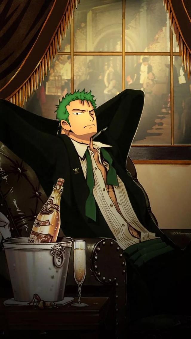 海贼王壁纸:当海贼男神们穿上西装,他们的帅气我学不来