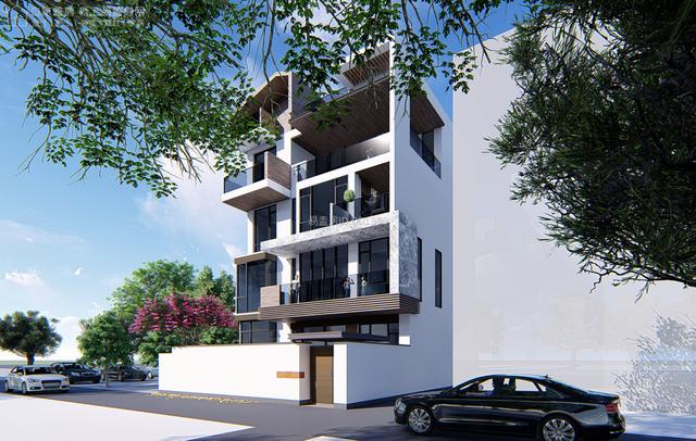 商住两用的五层现代别墅,易盖房定制设计业主都说什么呢