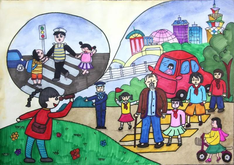 关注|梅州"文明出行 从我做起"少儿绘画大赛结果今日出炉