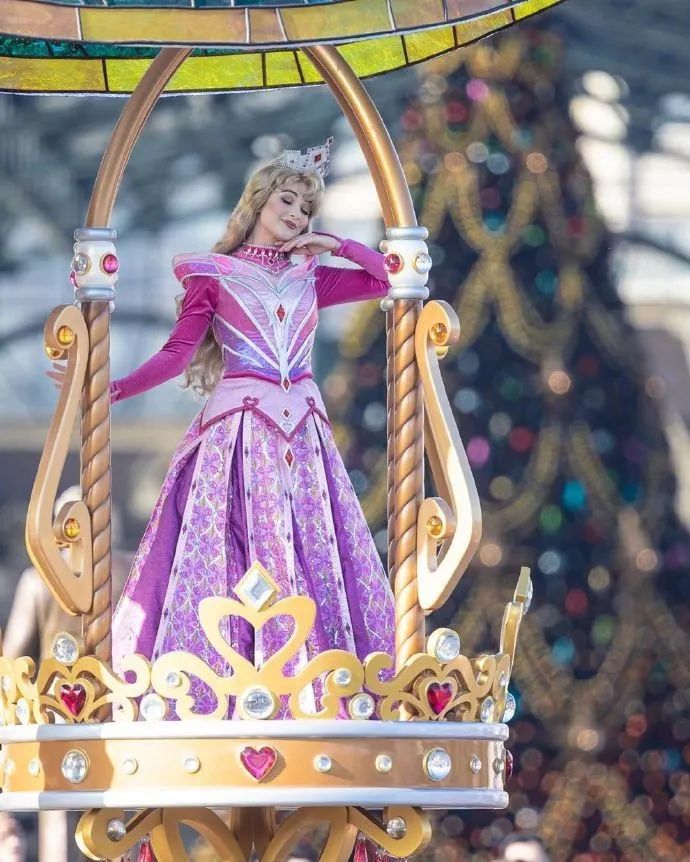 网友镜头下的迪士尼乐园!哪个女孩不曾做过公主梦呢!