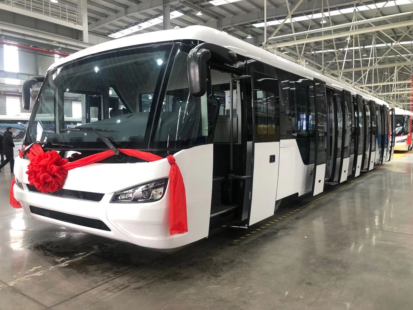 南京恒天领锐获海外订单18台机场摆渡车交付沙特机场