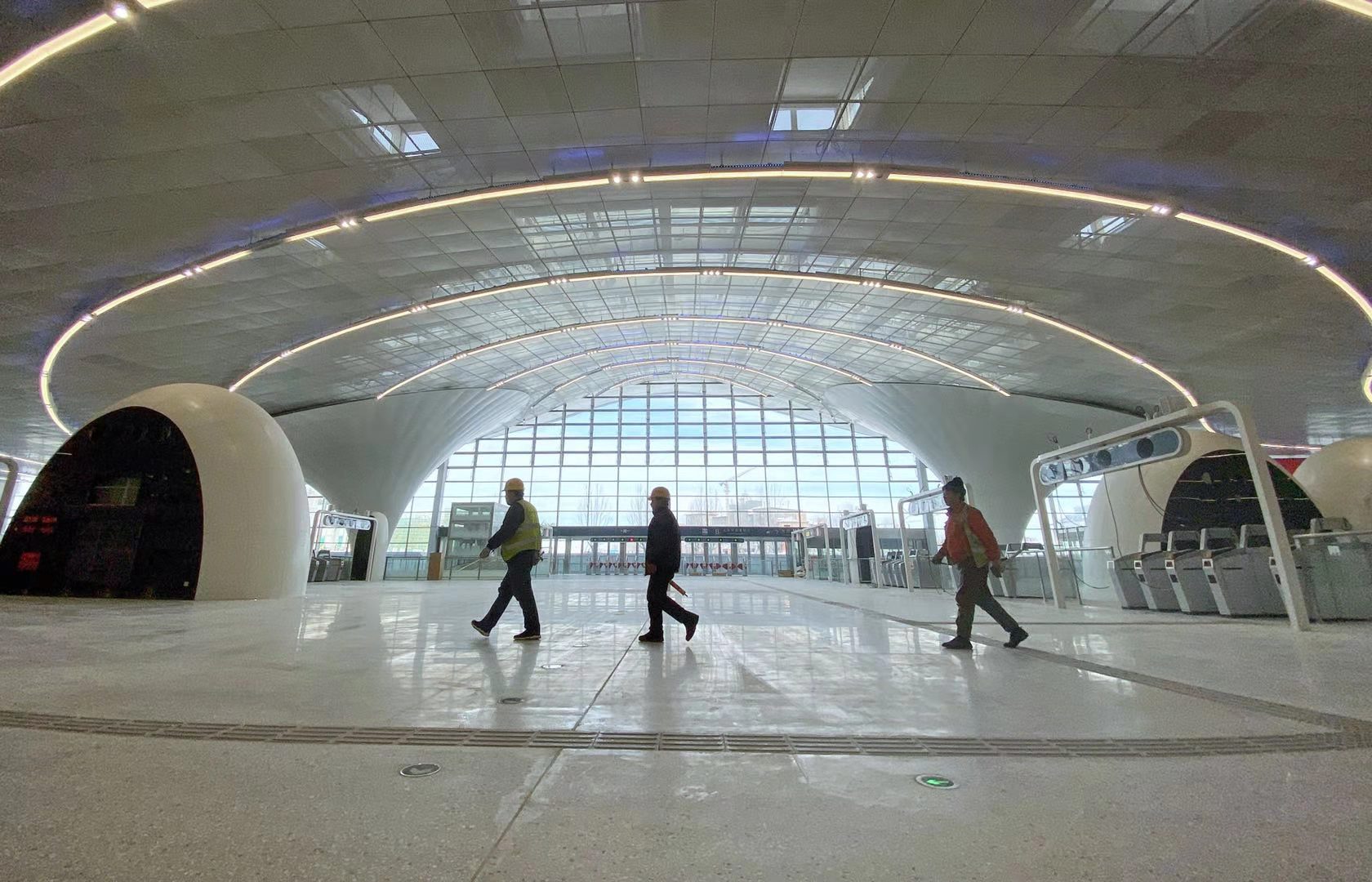 地铁环球度假区站年底将暂缓开通。新京报记者 王贵彬 摄