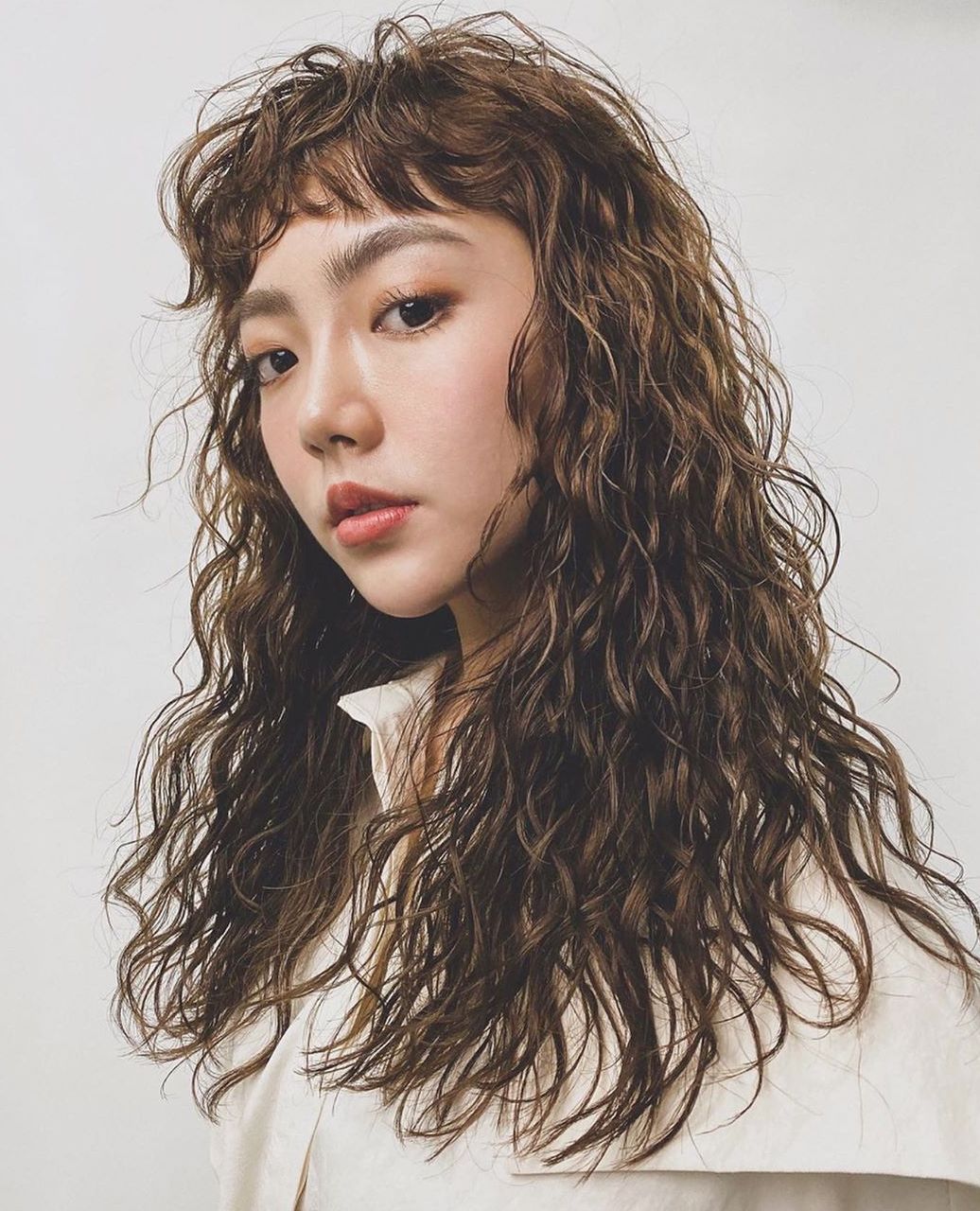 卷刘海和复古小卷发的最搭配