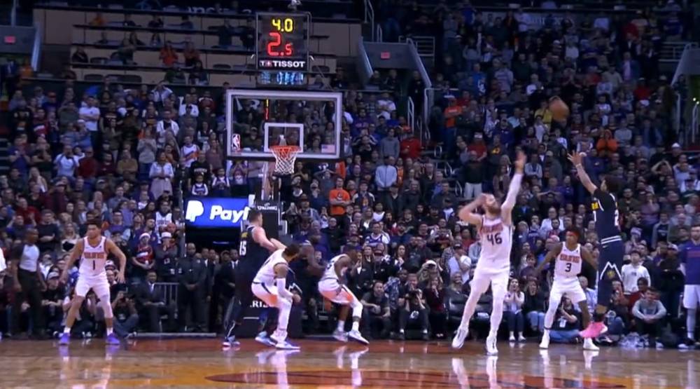 贾马尔-穆雷撤步跳投绝杀太阳