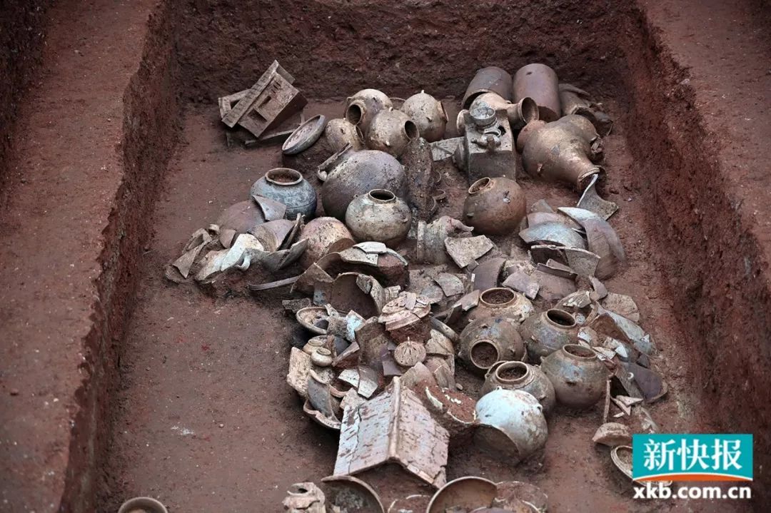 广州横枝岗发现57座古代墓葬在古代被视为风水宝地