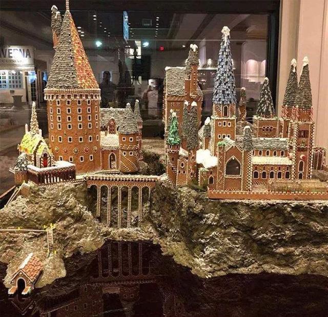 看到霍格沃兹城堡的姜饼屋,我保证你会沦陷