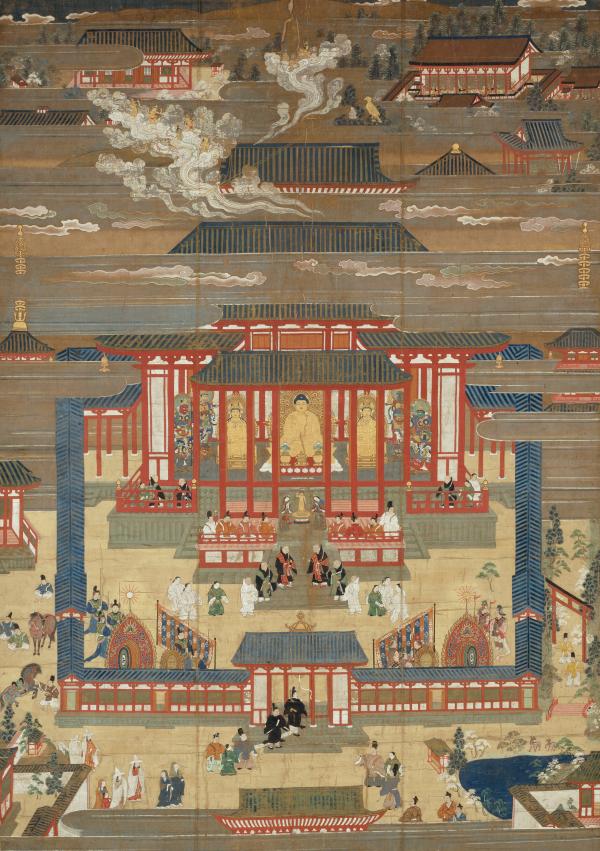 《东大寺缘起》，室町时代，16世纪，奈良国立博物馆馆藏