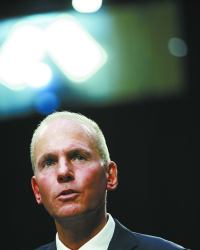 美国波音公司前ceo丹尼斯·米伦伯格新华社记者沈霆摄