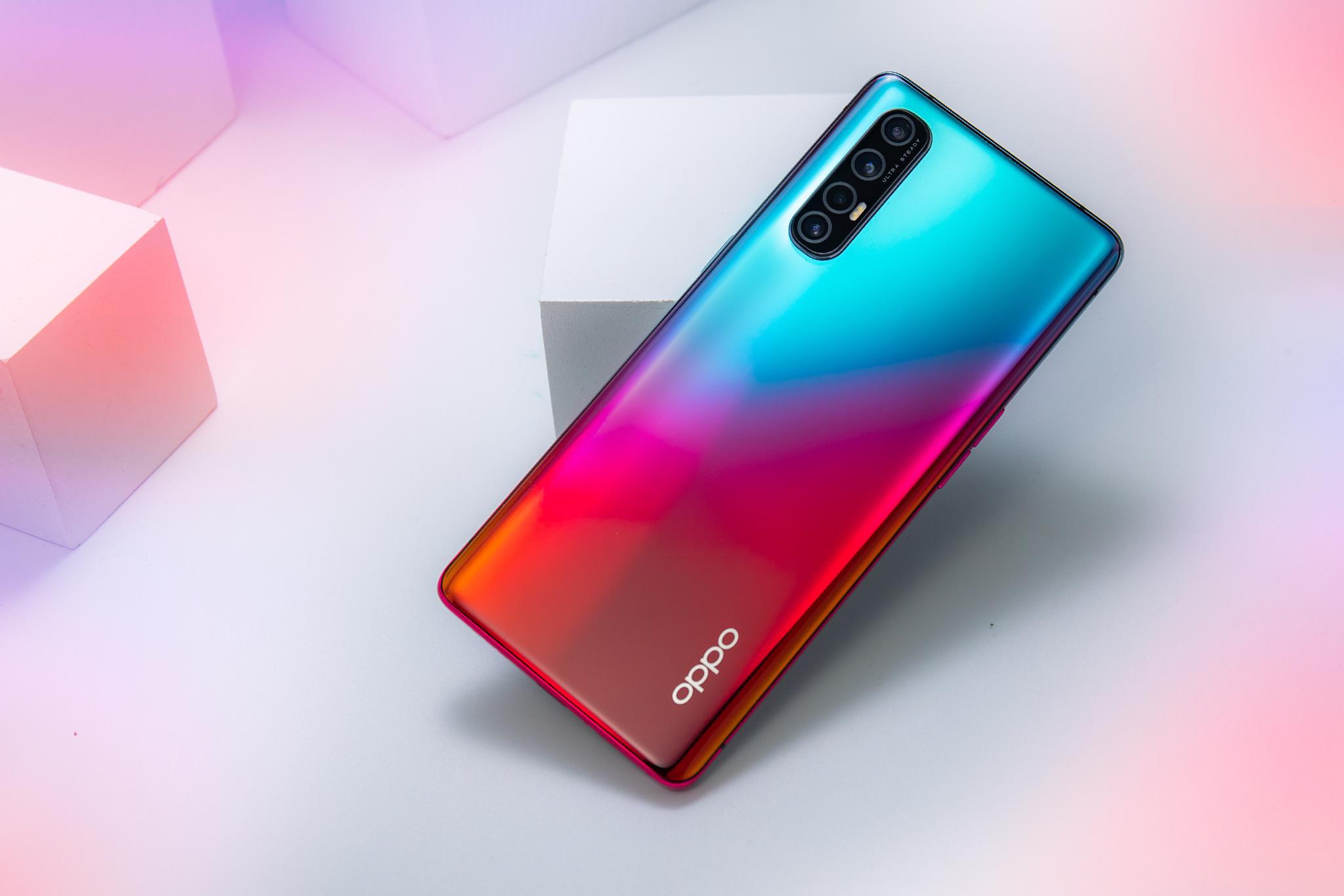 opporeno3pro图赏77毫米超轻薄机身5g手机不再半斤重