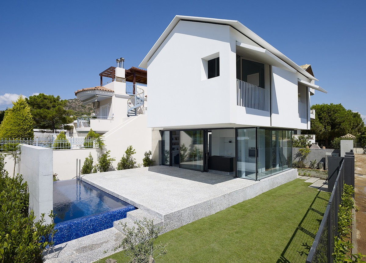 爱琴海岸边的白色精灵希腊e住宅buergerkatsotaarchitects