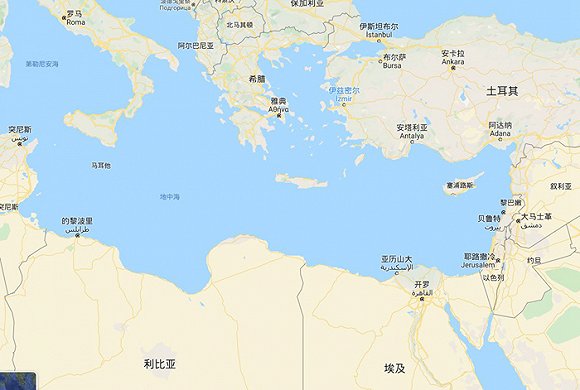 图片来源:谷歌地图但在上月,土耳其与利比亚民族团结政府签订协议