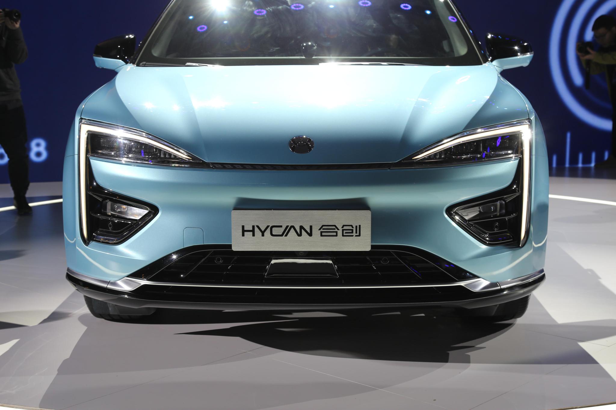 预售26万起广汽蔚来hycan合创首款车型hycan007发布