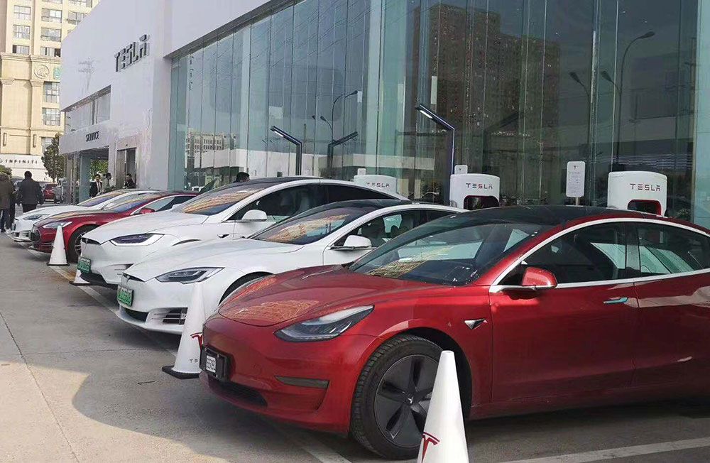 占地3000平米浙江省最大特斯拉杭州萧山体验中心正式开幕