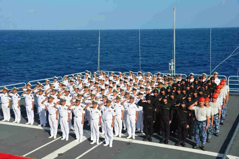 南部战区海军某作战支援舰支队我们一起祝福她今天作战支援为