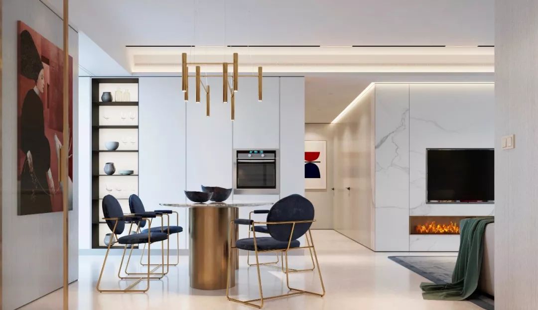 140㎡后现代轻奢，优雅端庄，高档时尚