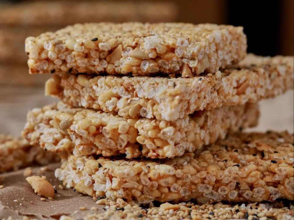 四川非遗工艺坚果米花糖,香甜不腻口,酥脆不粘牙!