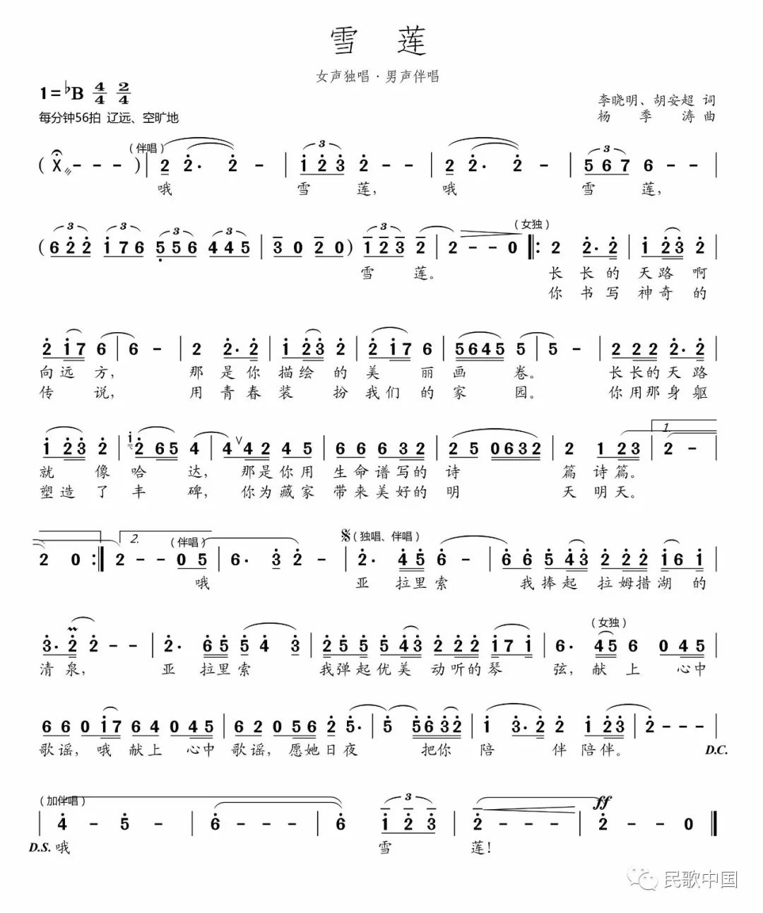 优美动听的藏族歌曲雪莲动人心魄的魅力民歌中国联星计划