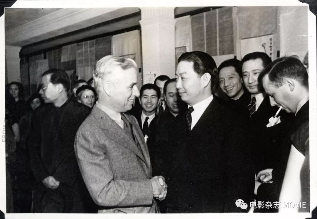 梅兰芳与卓别林而第二次相见已是时隔六年,卓别林于1936年东游路过