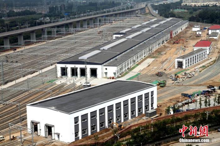 资料图：9月5日拍摄的京张高铁北京北动车所。 中新社 发 韩正阳 摄 图片来源：Cnsphoto