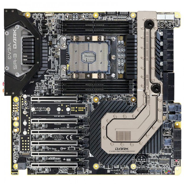 图evgasr3dark主板接受预订支持28核至强处理器售价1800美元