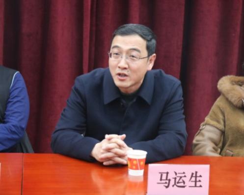 校长助理傅尧,校资产与后勤保障处处长张鹏飞,校附属中学校长马运生