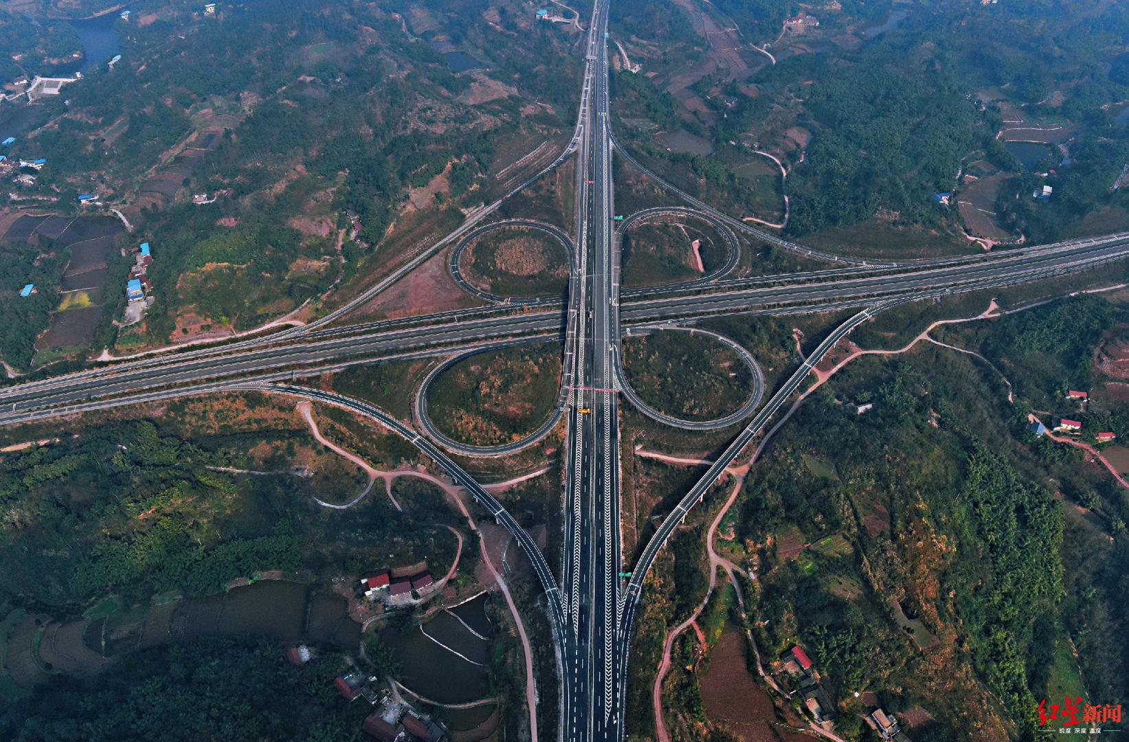 四川仁沐新高速井研至孝姑段今晚24时起通车,暂免费