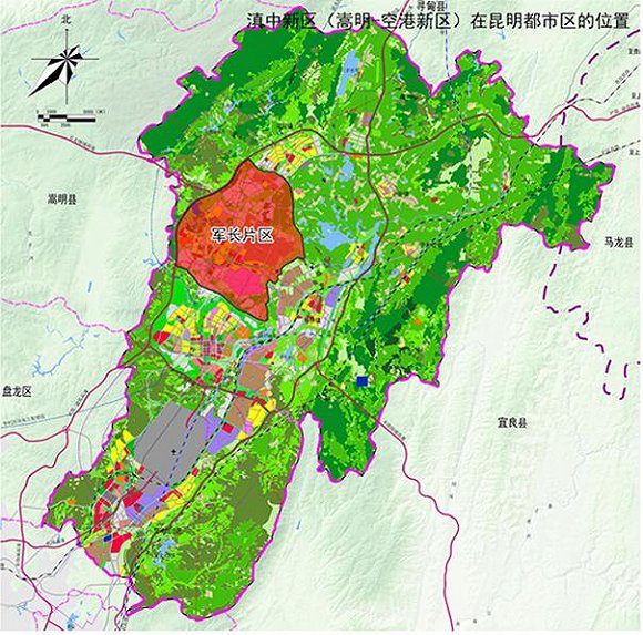 在投入巨大的基础设施建设方面,滇中新区的累累硕果更是肉眼可见,"两