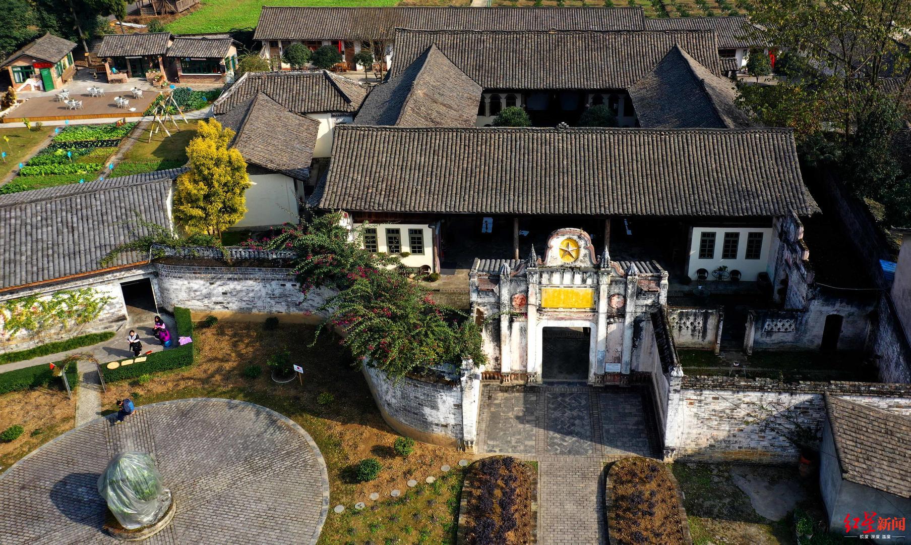 安仁古镇的公馆建筑群,刘氏庄园博物馆,建川博物馆,安仁老街,共同构成