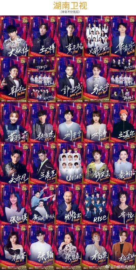 2020各大卫视跨年晚会节目单出炉!群星汇聚,新年快乐