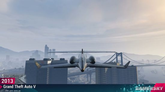 《罪恶都市》的水上飞机,《圣安地列斯》的九头蛇战斗机,再到《gta4》