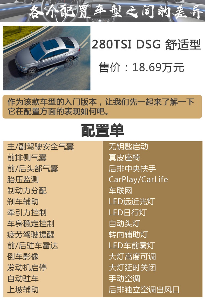 更懂中国人的大众又出新车了 配置还贼高 新迈腾买哪个？