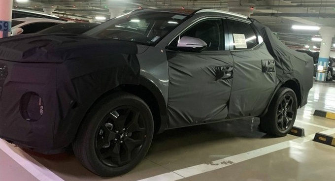 现代皮卡谍照终曝光！承载式车身，运动化风格