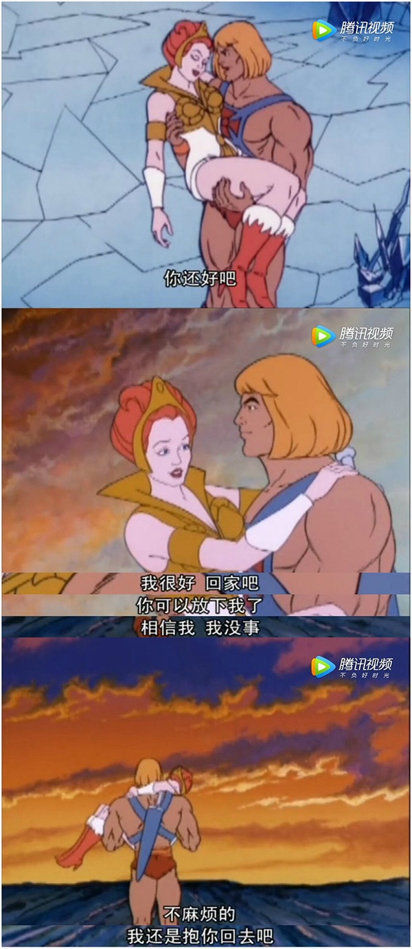 宇宙的巨人希曼30年前肌肉超人来访