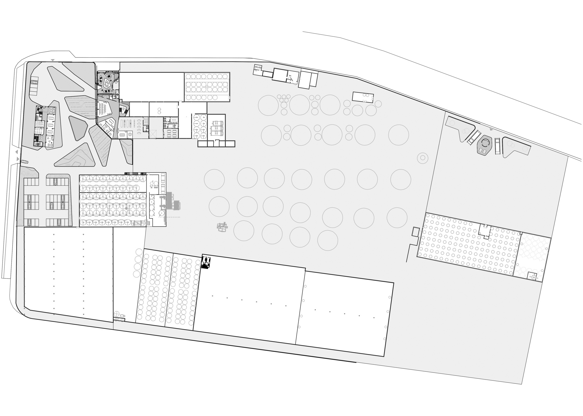 总平面图▲ 平面图▲ 立面图▲ 剖面图▲ 剖面图▲ 商店平面图