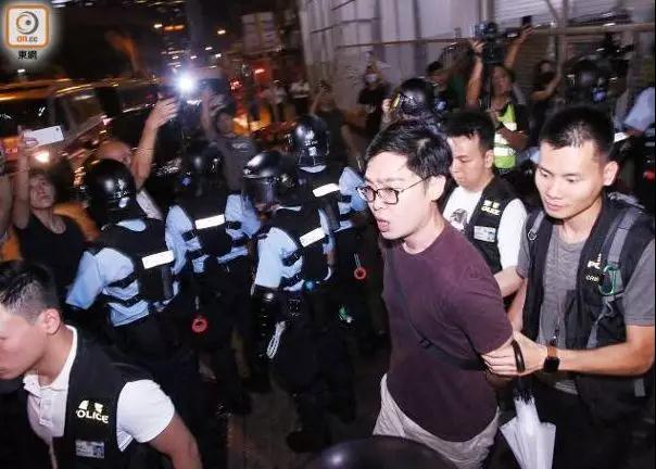 陈浩天此前曾被警方拘捕（图源：东网）