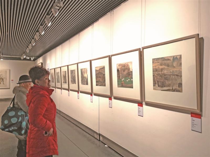 无锡市书画院建院40周年书画展亮相省美术馆